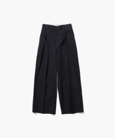 ATON AT COTTON CLOTH | 2タックワイドパンツ