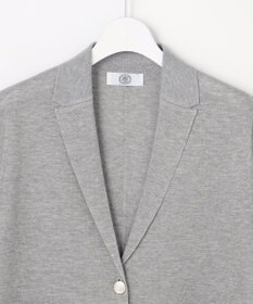 J.PRESS LADIES Vis/Peスパーク ハーフスリーブ ニットジャケット