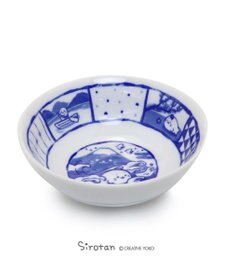 Mother garden しろたん 和食器 旅柄 和小鉢 1