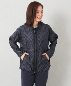 JOSEPH ABBOUD MOUNTAIN 【UNISEX】ポケッタブル ネイティブモチーフリップブルゾン