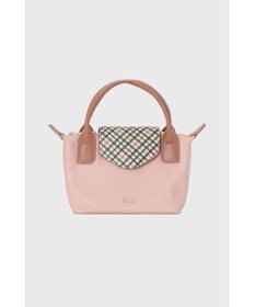DAKS 【2WAY】ナイロン×牛革 ハウスチェック ミニバッグ