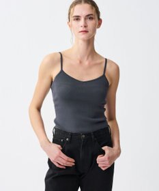 uncrave スムースニット キャミソール(カップ付き) ブルーグレー