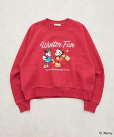 Green Parks ミッキー＆フレンズ／半起毛裏毛プルオーバー