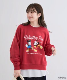 Green Parks ミッキー＆フレンズ／半起毛裏毛プルオーバー