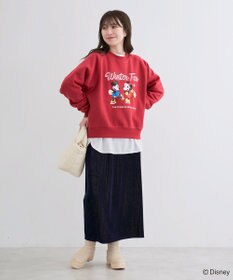 Green Parks ミッキー＆フレンズ／半起毛裏毛プルオーバー