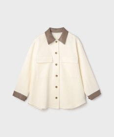 GRACE CONTINENTAL レザーカットシャツ