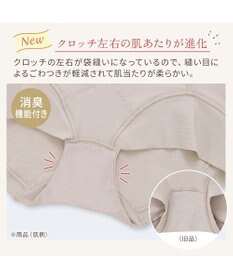 BRADELIS New York 【BRADELIS NewYork peace】綿混フィットレースショーツ25 深め 補正下着 ヒップアップ 美尻