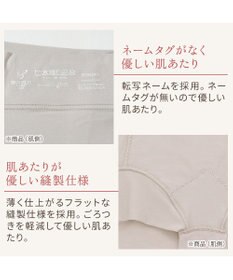 BRADELIS New York 【BRADELIS NewYork peace】綿混フィットレースショーツ25 深め 補正下着 ヒップアップ 美尻