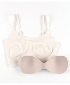 WACOAL 【GOCOCi ゴコチ】 ノンワイヤー ハーフトップ 伸びのよい素材を使用 ムレにくく快適 フラット仕上げ ホックなし ブラトップ レディース CGG220 /ワコール