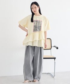 earth music&ecology タックバルーンデニム