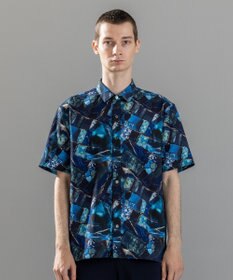 JOSEPH HOMME 【新柄】テクノボイルストレッチ レギュラーカラー半袖シャツ