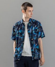 JOSEPH HOMME 【新柄】テクノボイルストレッチ レギュラーカラー半袖シャツ