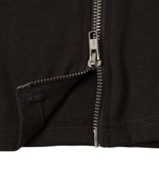 WEGO スターロゴ半袖ジップパーカー