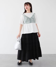 Green Parks ・SUGAR SPOON メローティアードスカート