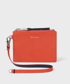 Paul Smith アーティストストライププラー ストラップ付きコインケース