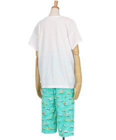 tsumori chisato SLEEP ツモリチサト パジャマ 綿100%(トップス・ボトム) 4分袖 7分丈 レディース UDT110 /ワコール