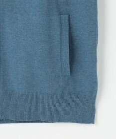 JOSEPH ABBOUD 【チクチクしない/イージーケア/3シーズン対応/サスティナブル】SNOWY  スタンドジップカーディガン