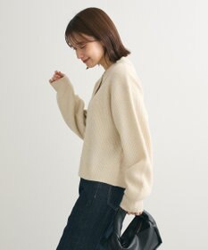 Green Parks 衿つきニットプルオーバー