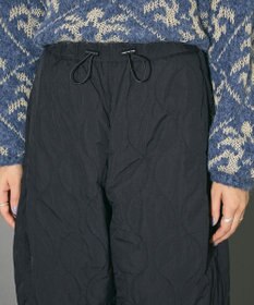 Green Parks キルティングカーブパンツ