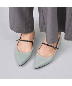 MODE ET JACOMO <carino>【レイン対応】配色ベルトメリージェーン