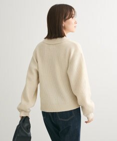 Green Parks 衿つきニットプルオーバー