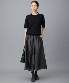 自由区 ジオメトリックアセテート プルオーバー