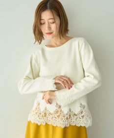 YECCA VECCA レースヘムニット