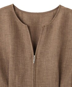 AMERICAN HOLIC 【イージーケア】リネンライクペプラムベスト