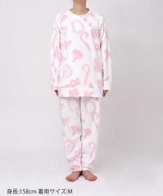 tsumori chisato SLEEP ツモリチサト パジャマ マイクロフリース素材(本体) あったか 長袖 長ズボン レディース UDW403 /ワコール