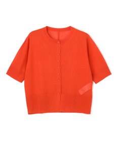 BEIGE， MOISE / シアーニット　5分袖カーディガン