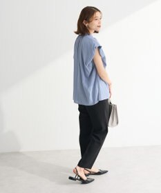 Green Parks ・ＥＬＥＮＣＡＲＥ　ＤＵＥ　ボウタイフレンチブラウス