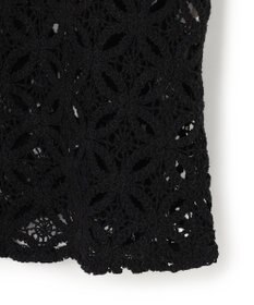 UNFILO L 【2点セット】ラッセルレース キャミレイヤード Tシャツ