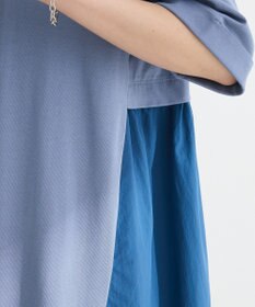 Green Parks ナイロンドッキングロゴワンピース