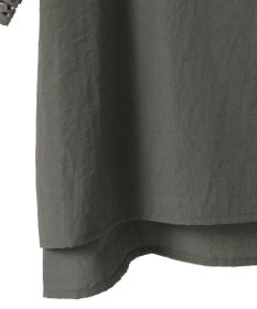 YECCA VECCA レースMIXドルマンブラウス