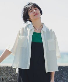 ANY シアーテックリネンシャツ