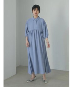 Green Parks ａ．衿付き切り替えワンピース