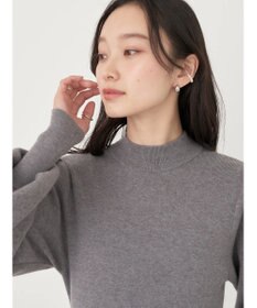 earth music&ecology 袖シアーフリルニットワンピース