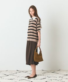 GRACE CONTINENTAL ボーダーニットトップ