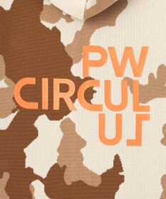 PW CIRCULUS 【WOMEN】ピント柄 ジップアップニットフーディ