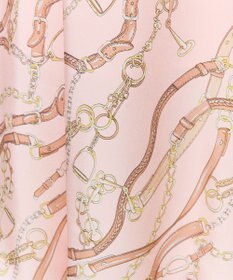 GRACE CONTINENTAL チェーンプリントタックキュロット