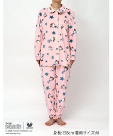 WACOAL ワコール_リラックス＆スリープ パジャマ フリース素材(本体) あったか 長袖 長ズボン PEANUTS スヌーピー レディース FDW463 /ワコール