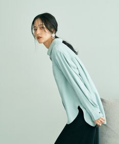 YECCA VECCA ピーチ起毛シャツ