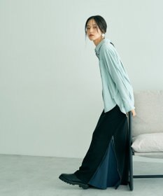 YECCA VECCA ピーチ起毛シャツ