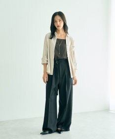 YECCA VECCA ピーチ起毛シャツ