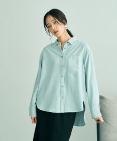 YECCA VECCA ピーチ起毛シャツ