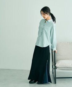 YECCA VECCA ピーチ起毛シャツ