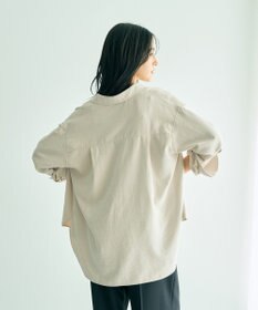 YECCA VECCA ピーチ起毛シャツ