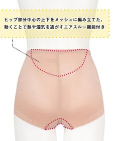 Wing ガードル 【キュッとアップパンツ】 ヒップをまるくメリハリあるラインに ラクにおなか押さえ ショート丈 KQ0545 ウイング／ワコール