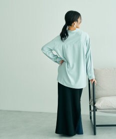 YECCA VECCA ピーチ起毛シャツ