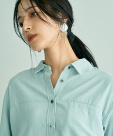 YECCA VECCA ピーチ起毛シャツ